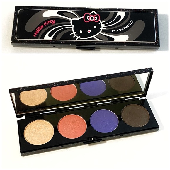 Hello Kitty MAC Cosmetics lucky Tom 4 eyeshadow eye color makeup palette - Picture 1 of 5